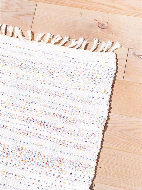 Hand-loomed Small Rug / Play Mat - Assorted Colors for wholesale by Under the Nile