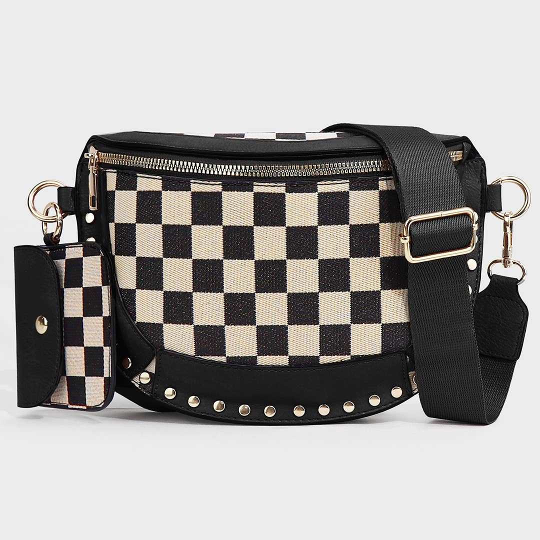 UNISHE – wholesale Crossbody bag – Women's – Checkerboard Classic Chest Crossbody Shoulder Bag ZK35642