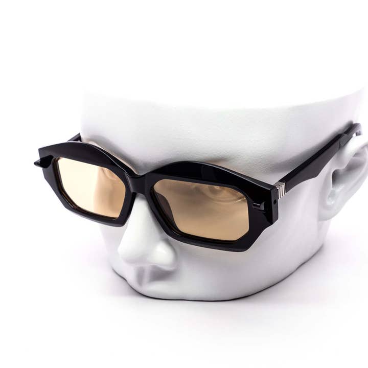 Mechanische Hexa-Square-Sonnenbrille mit flexiblem Scharnier für den Großhandel für den Großhandel von Still Friday