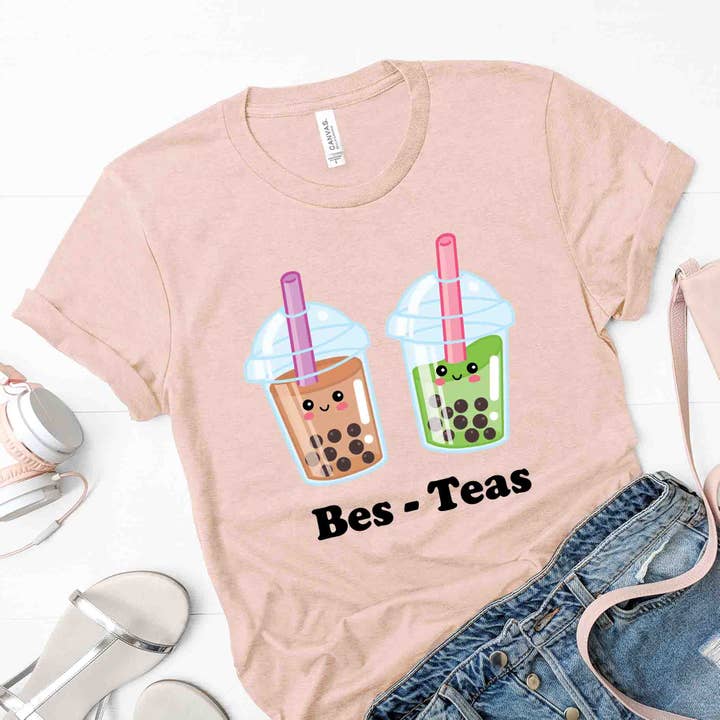 Boba Bes - Tea Bubble Tea Graphic Tee for wholesale by Superr Sunday