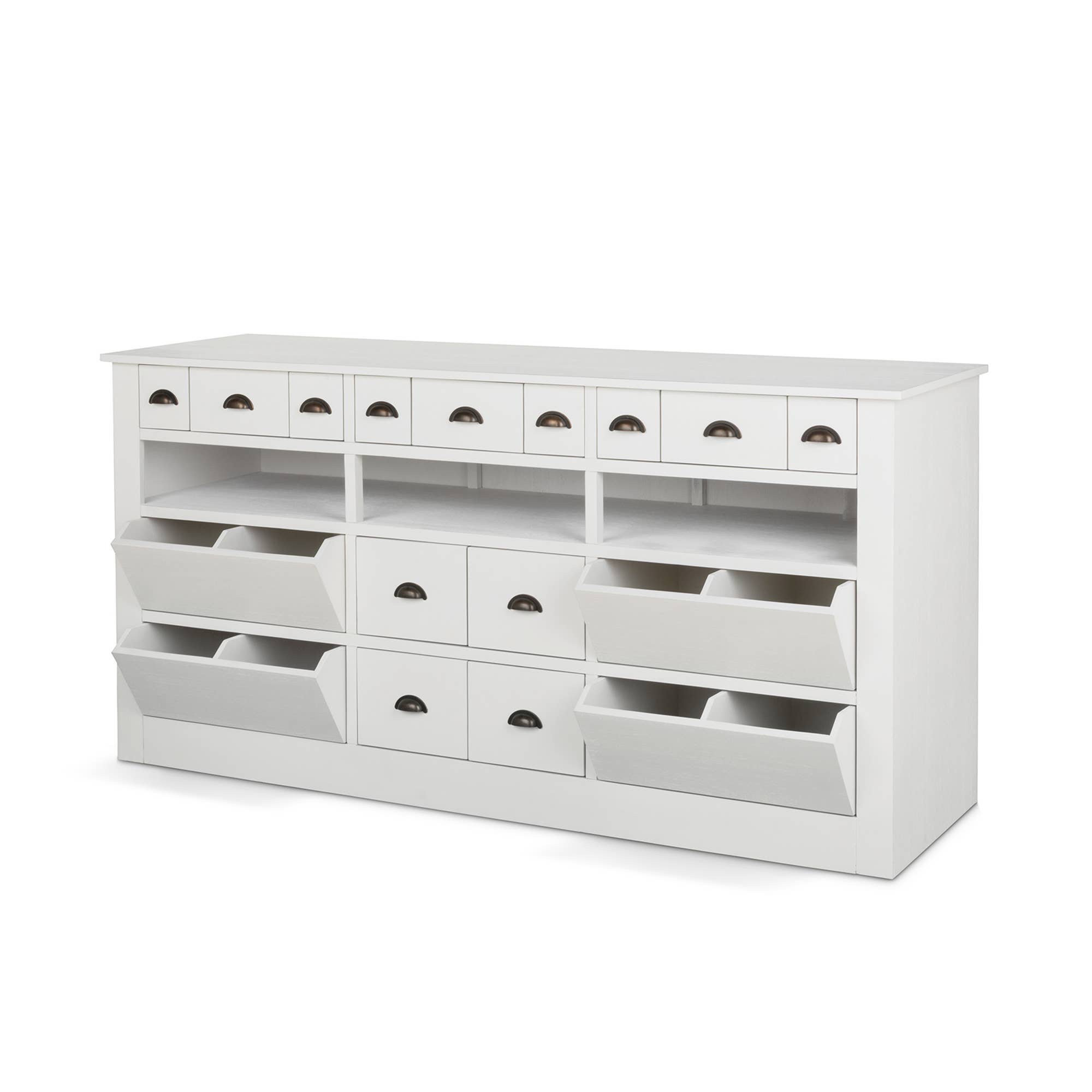 Park Hill Collection - Wholesale Display Case - Vine Hill Counter, Whitewash0
