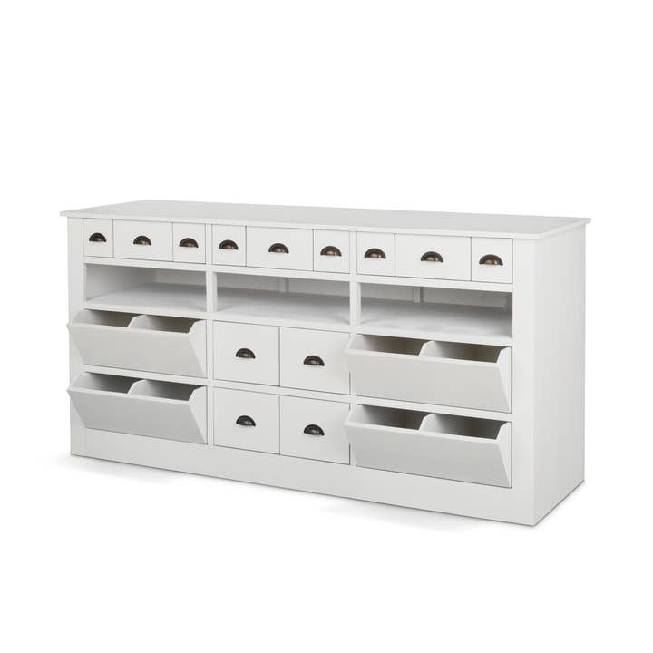Park Hill Collection - Wholesale Display Case - Vine Hill Counter, Whitewash