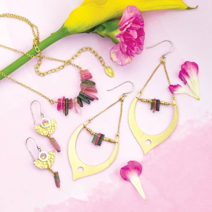 dZi Handmade - Wholesale Pendant/charm necklace - Rainbow Arc Necklace4