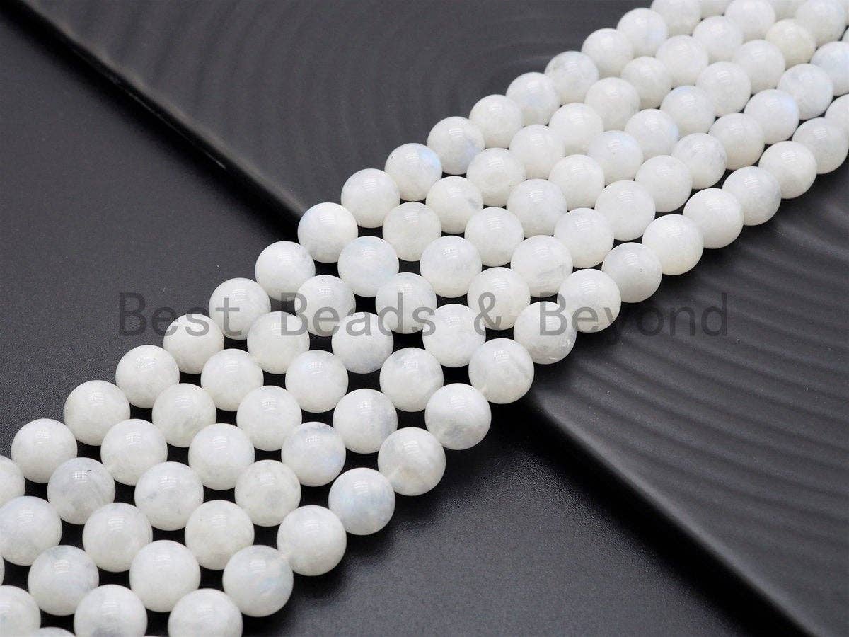BestBeads&Beyond - Wholesale Beads - High Quality Natural Moonstone Round Smooth  beads,6/8/10/121
