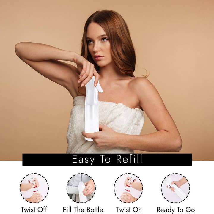 Vigor Path - Vendita all'ingrosso Bomboletta spray - Bottiglia a Spruzzo Continuo con Nebbia Ultra Fine 300ml/10.1oz4