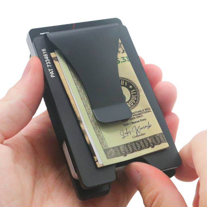 Storus - Wholesale Wallet - Men's - Smart® Wallet Trackable with Air Tag Compartment - Black