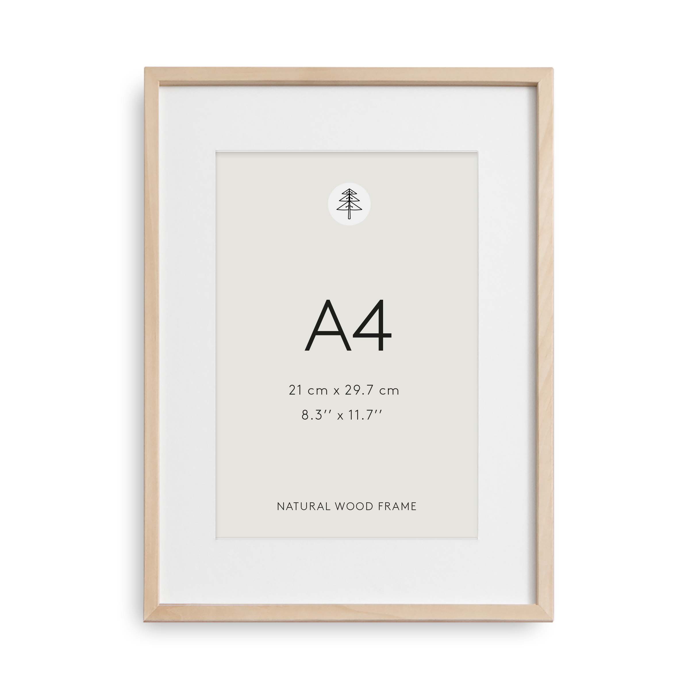 Little Otja - Wholesale Picture frame - Picture Frame Natural, A4