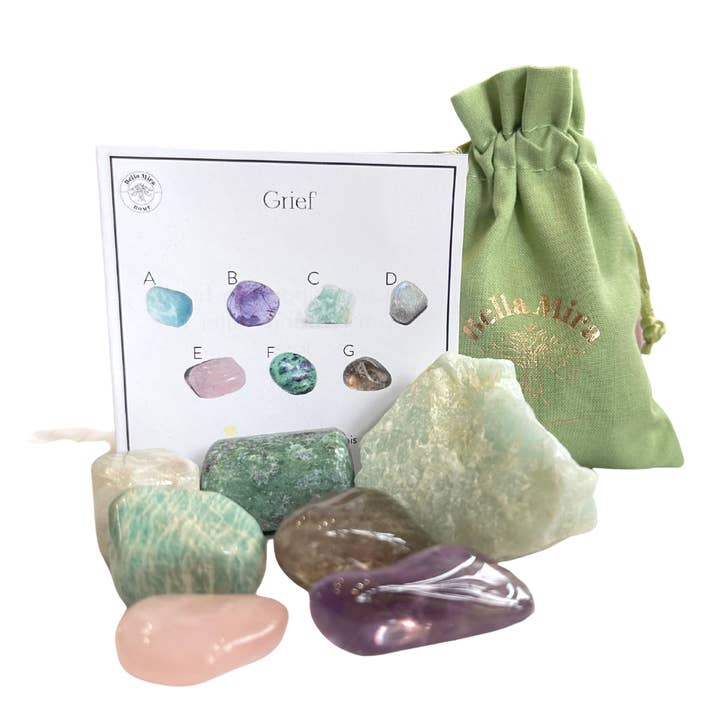 Grief Crystals Healing Pack for wholesale by BellaMira Home