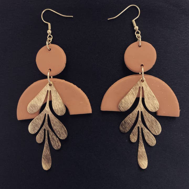 Long Leaf Earrings for wholesale by Yohana Accessories Co