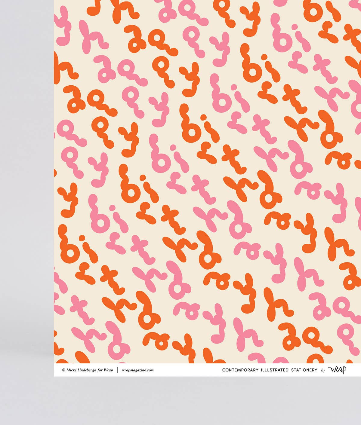 Wrap (US duties paid) – wholesale Flat wrap – Happy Birthday Bubble Writing Gift Wrap1