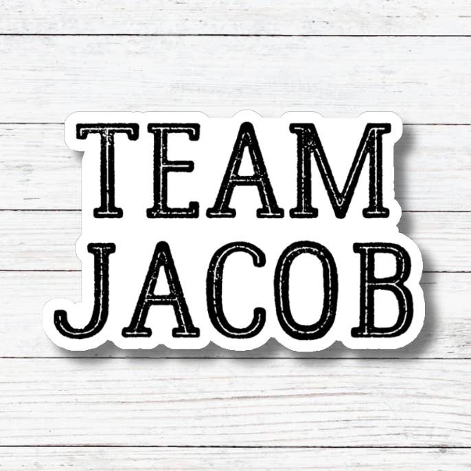 Oily Graphic Creations - Wholesale Sticker - Team Jacob- Twilight 2 Sticker/Magnet0