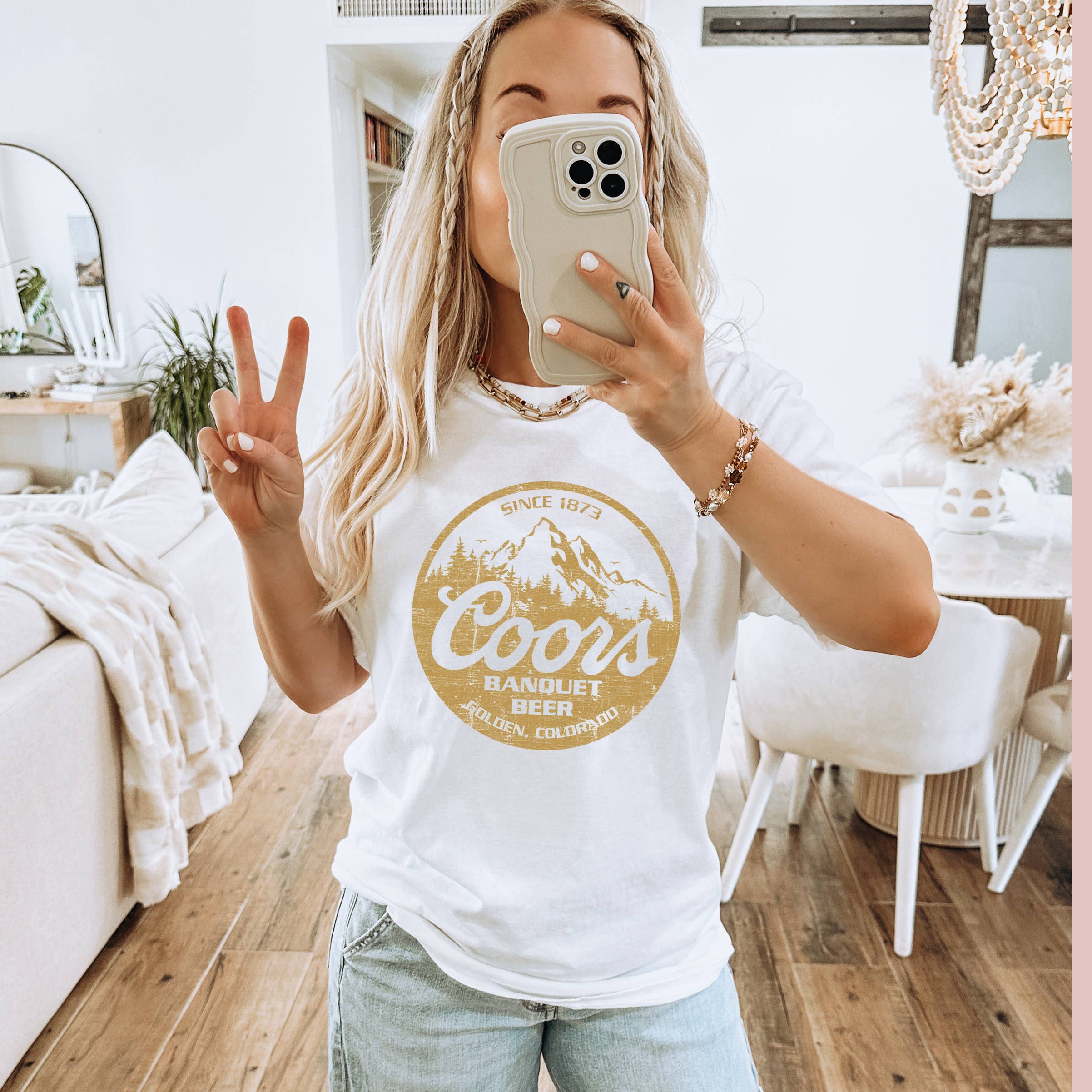 Dakota Soul Tees - Wholesale Screen Printed T-Shirt - Women's - Coors Banquet Beer Shirt | Coors Beer Shirt | Rodeo Tee6
