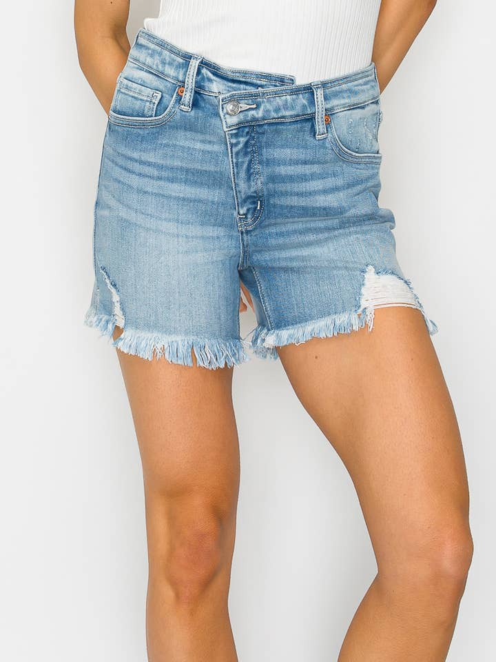 ARTEMIS VINTAGE - Wholesale Shorts - Women's - ECO FRIENDLY HIGH RISE CROSSOVER SHORTS6