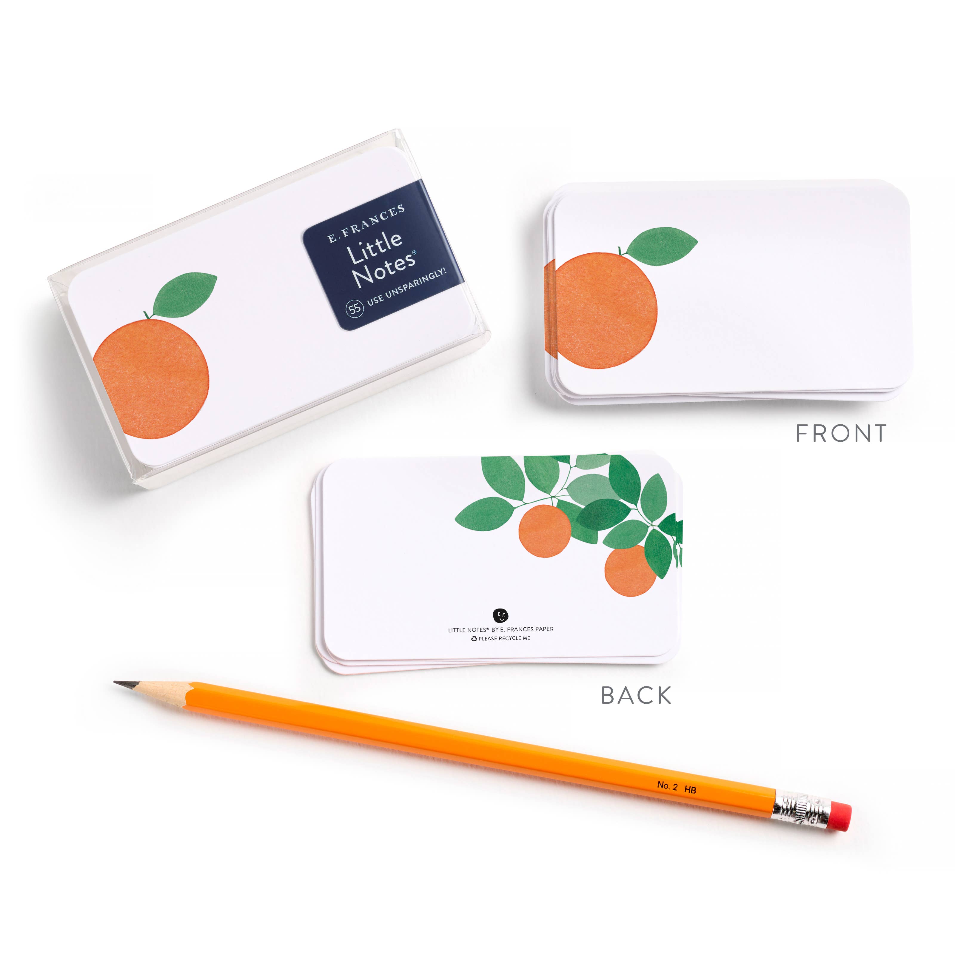 E. Frances Paper - Wholesale Stationery/Notecard Set - Orange Grove Little Notes® NEW 55 count1