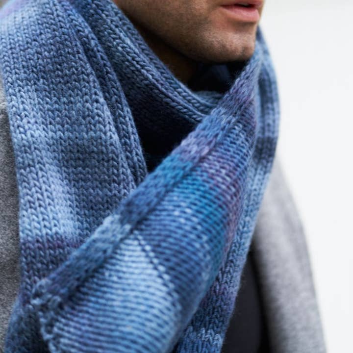 MAISON BONNEFOY - Wholesale Scarf - Women's - RAFAEL - Multicolor chunky knit scarf7