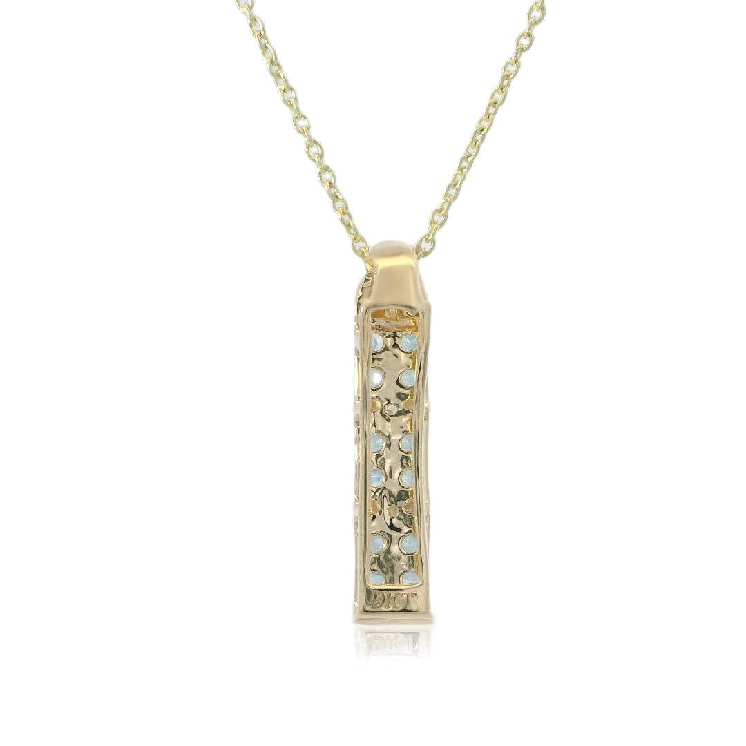 Jaipur Jewelry - Wholesale Pendant/Charm Necklace - Ceylon Sapphire Pendant – 9KT yellow Gold | Fine Jewelry8