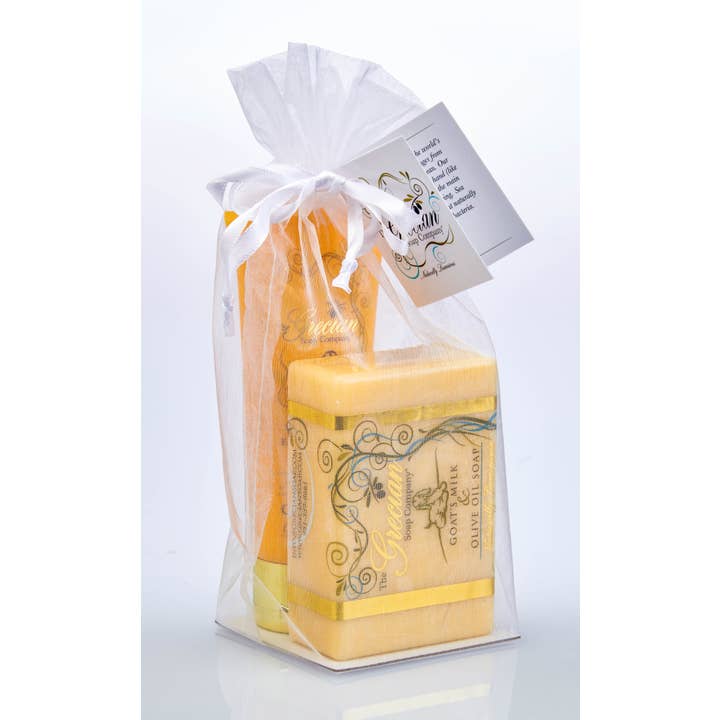 The Grecian Soap Company - Wholesale Bath & Body Set - Goat Milk Relaxation Organic Soap and Lotion Gift Set