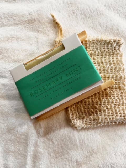 Rosemary Mint Soap Bar for wholesale by The Carmel Soap Company