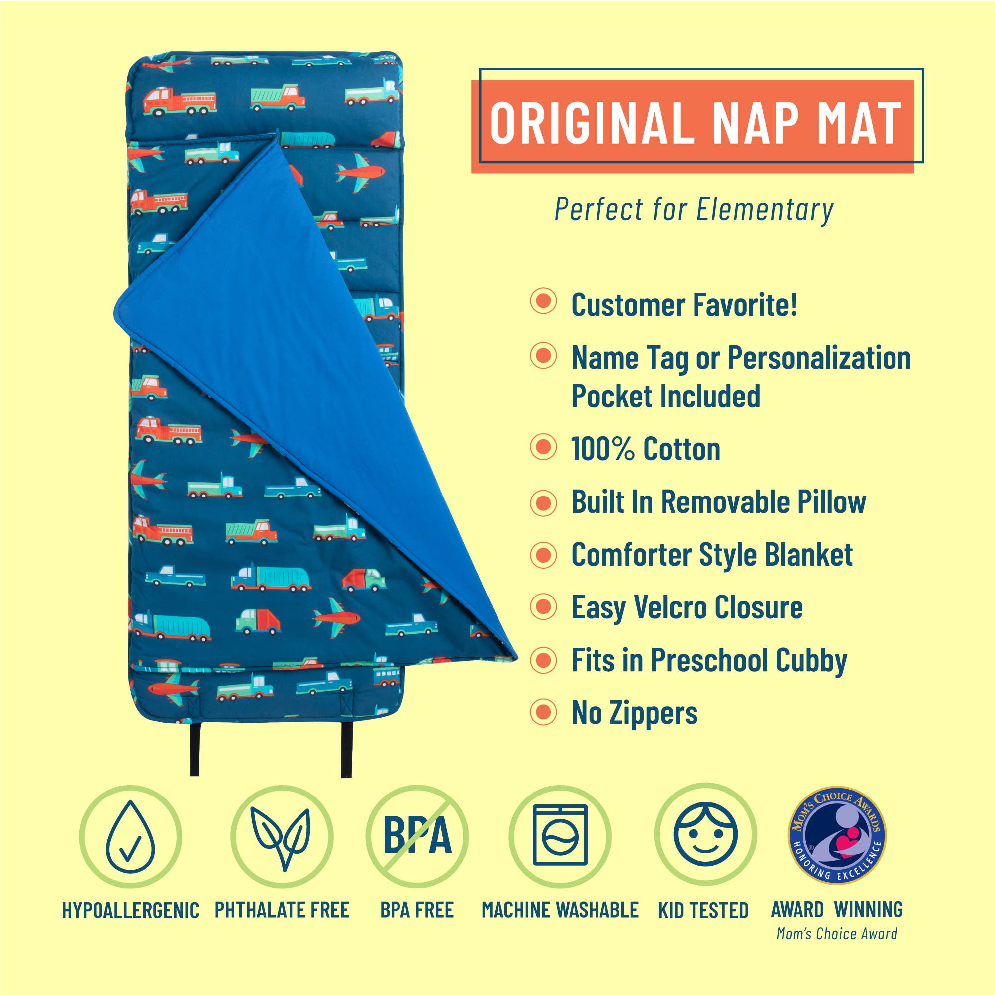 Wildkin – Engroshandel Sovemåtte - Børn og baby – Transport Original Nap Mat5