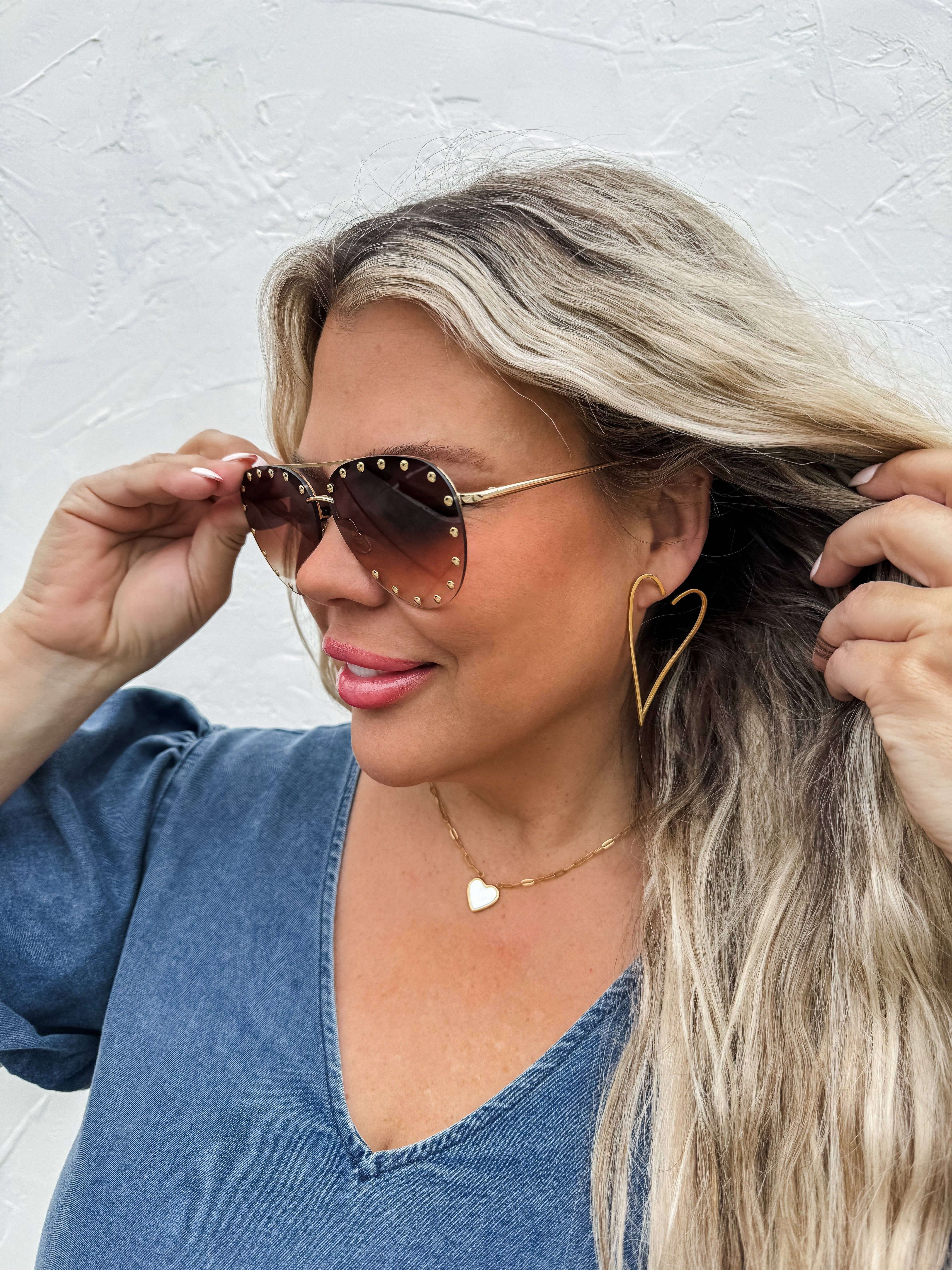 BLAKELEY - Wholesale Dangle Earrings - HEART EARRINGS1