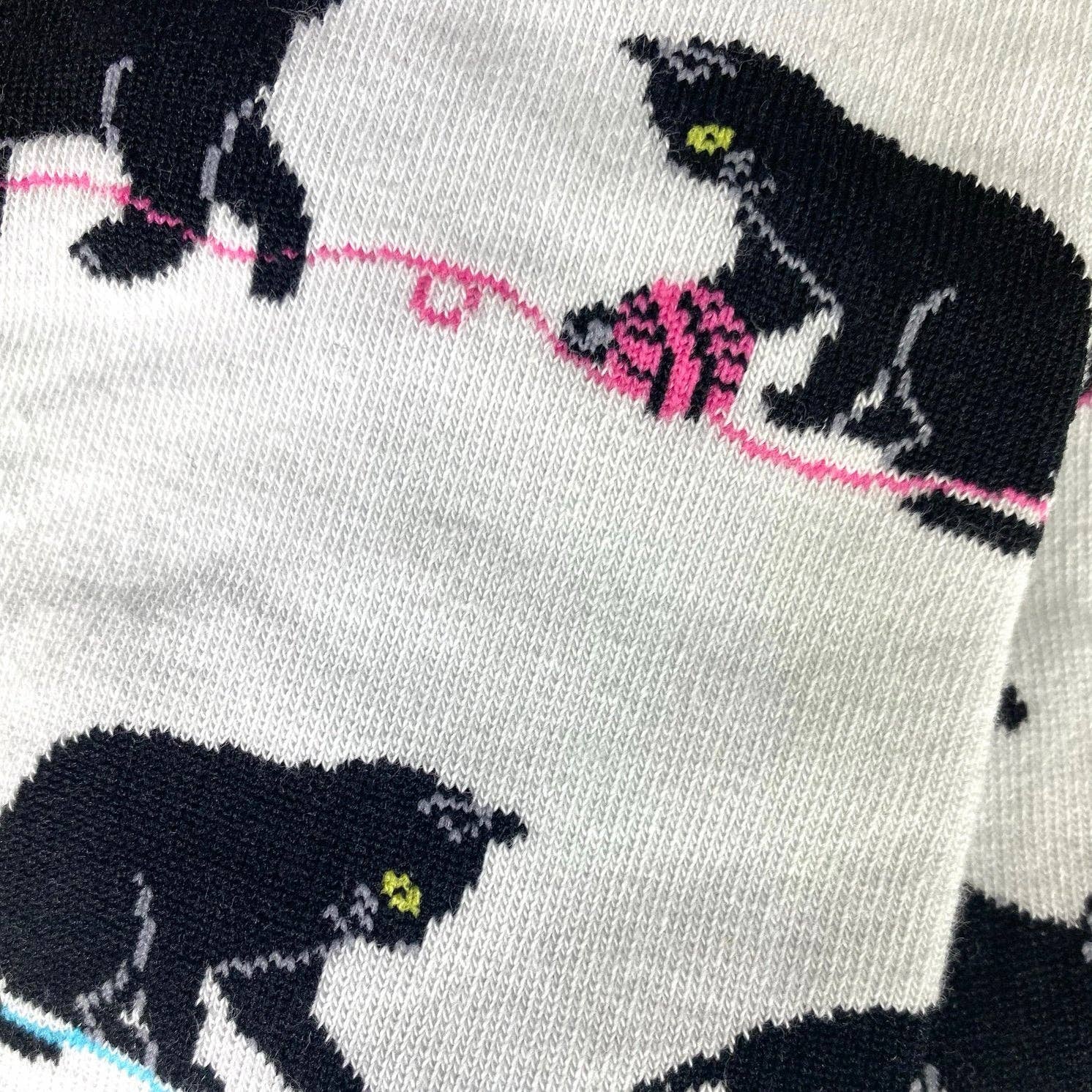 Imagery Socks - Vente Chaussettes – femme - Chaussettes pour femme motifs chats noirs2