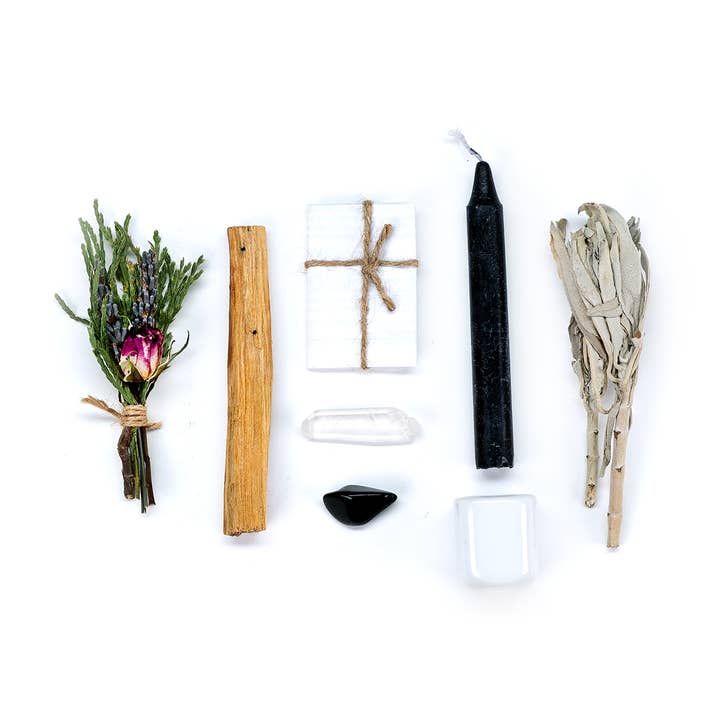 OLD Mini New Moon & Waning Moon Ritual Kit gift set for wholesale by J. Southern Studio