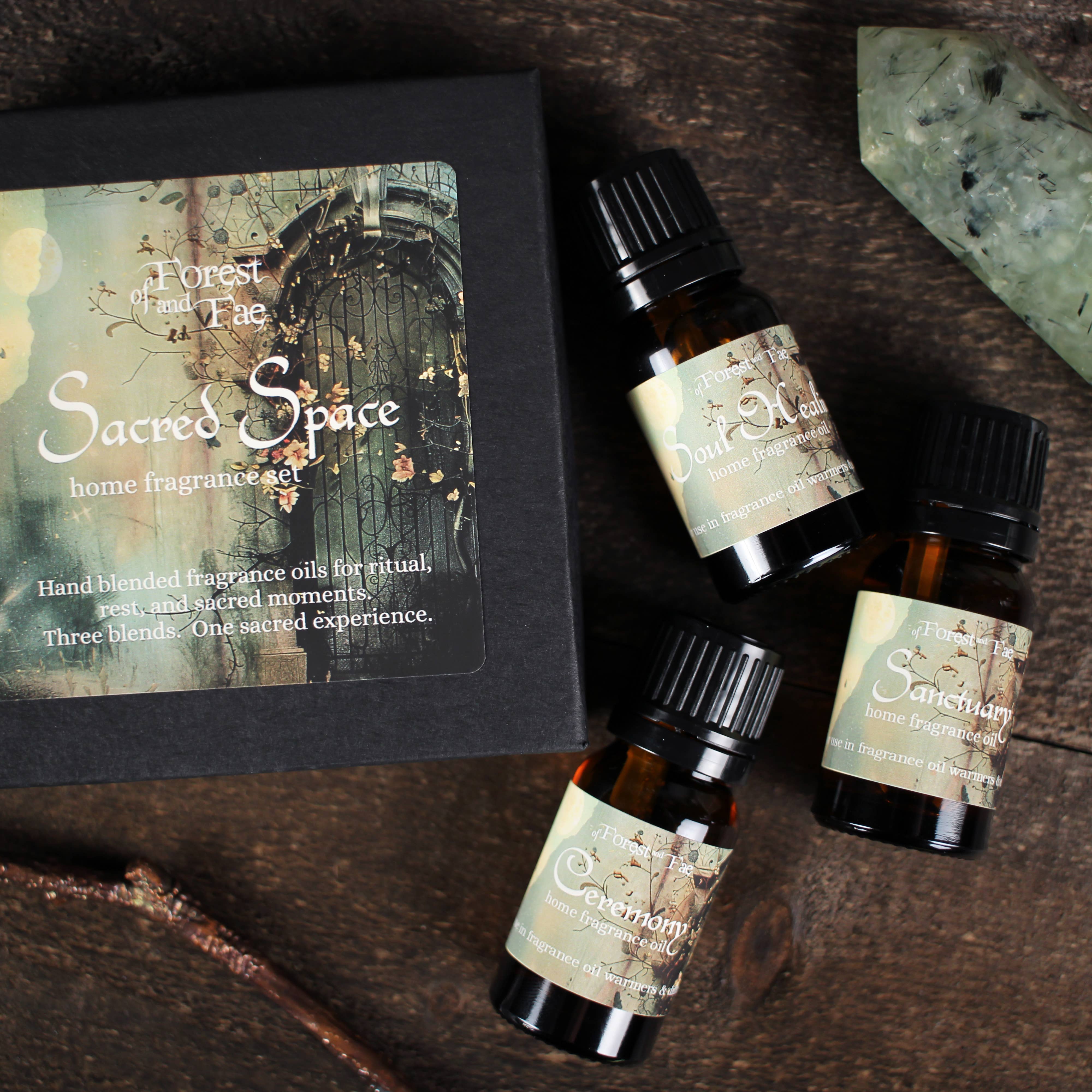 of Forest and Fae – wholesale Fragrance oil – Sacred Space • 3 Witchy Home Fragrance Oils for Diffusers1