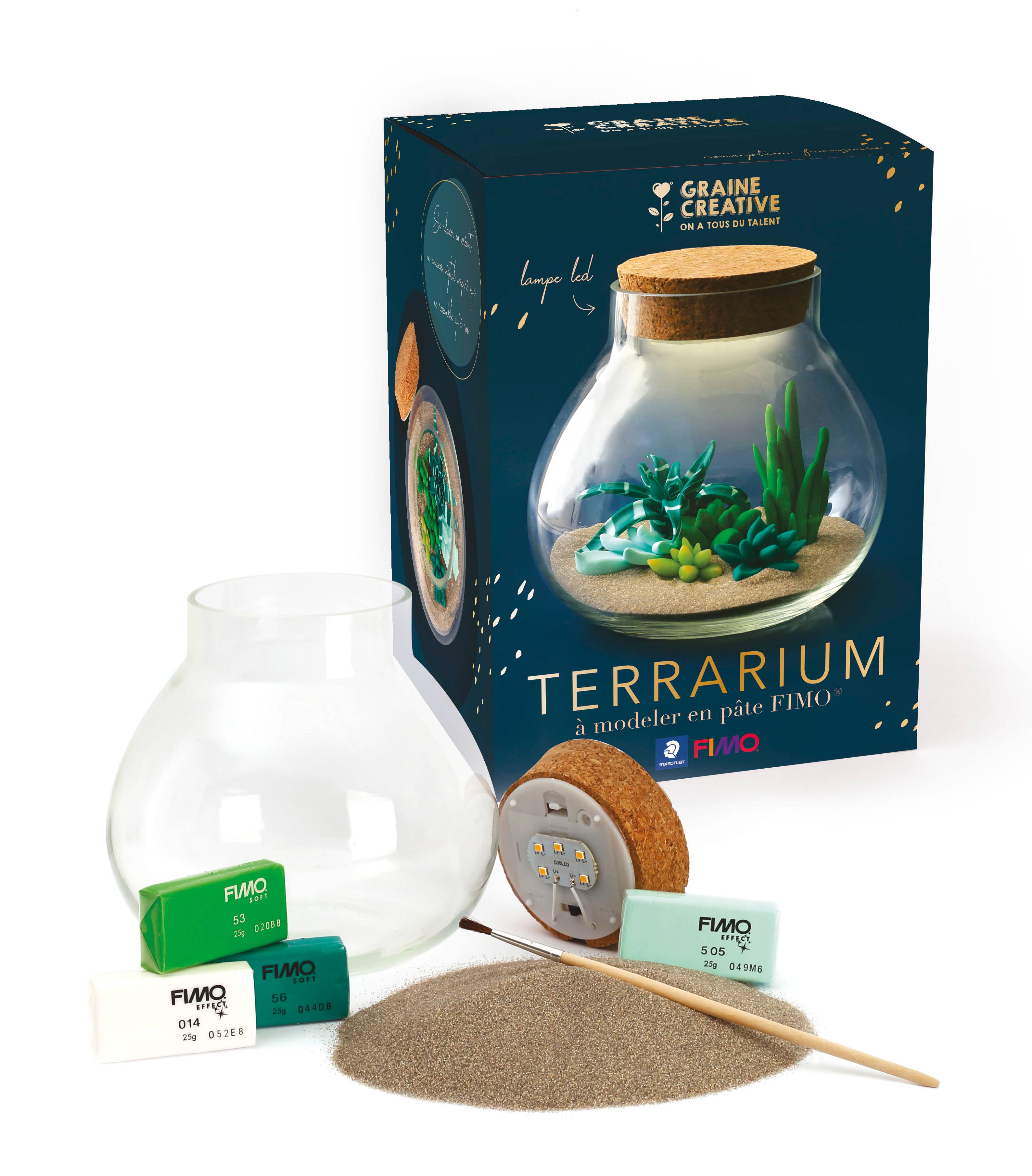 Graine Créative – Großhandel Bastelzubehör – FIMO® Terrarium-Set9