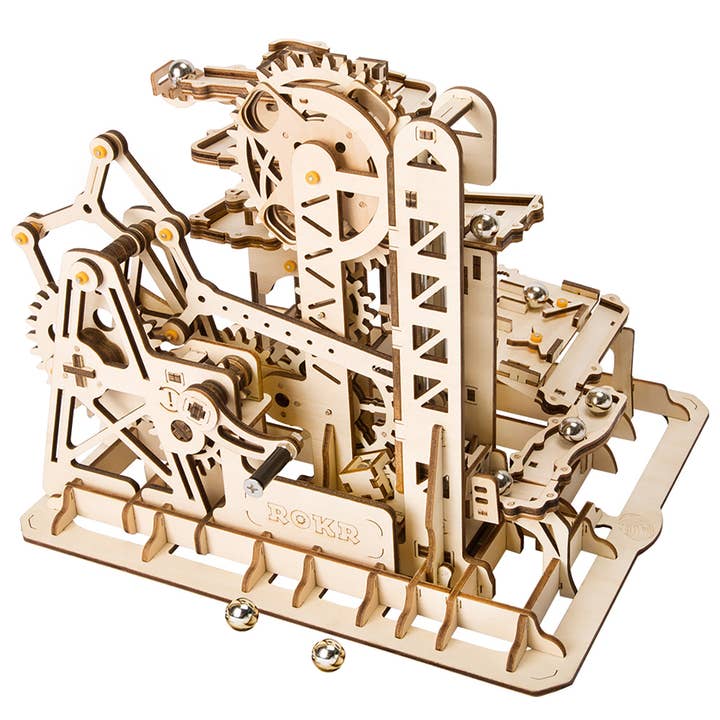 ROKR Marble Climber Mechanical Wooden 3D Puzzle Kit for wholesale by Magnote