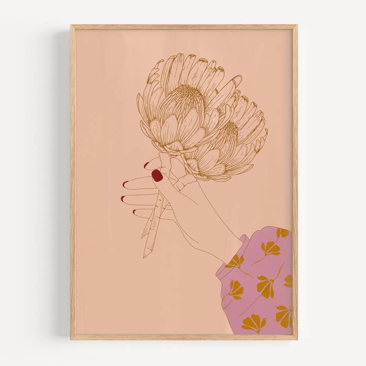 Protea Display for wholesale by Maison Célestine