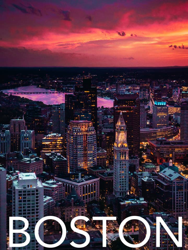 Boston Poster - Boston is filled with color and life. for wholesale by Posters & Puzzles