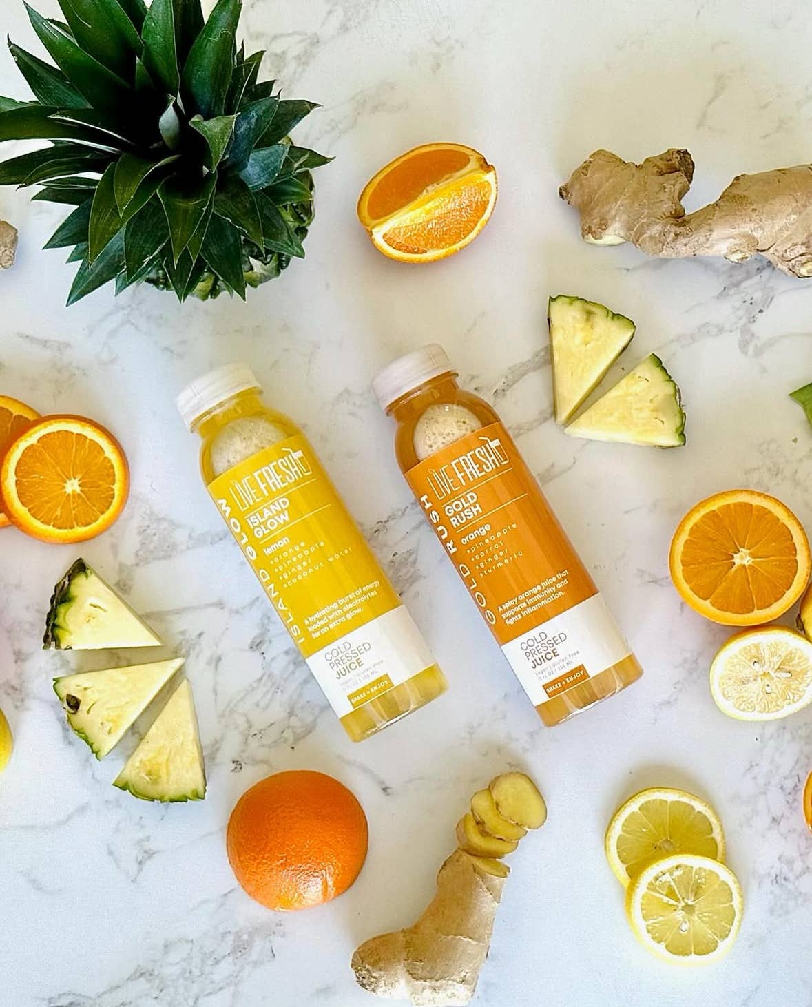 Live Fresh Juicery - Wholesale Wellness Juice/Tonic - Citrus Glow Pack