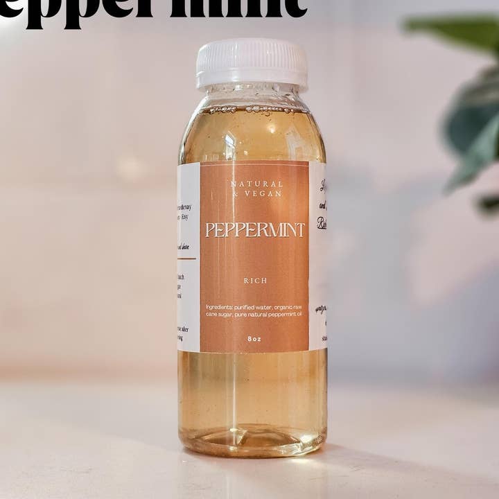 Handgemaakte Pepermunt Gezellige Winter Koffiesiroop voor wholesale door Lavender and Lenay
