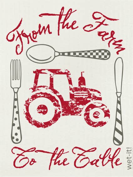 Från gård till bord röd svensk trasa för wholesale av Wet-it!