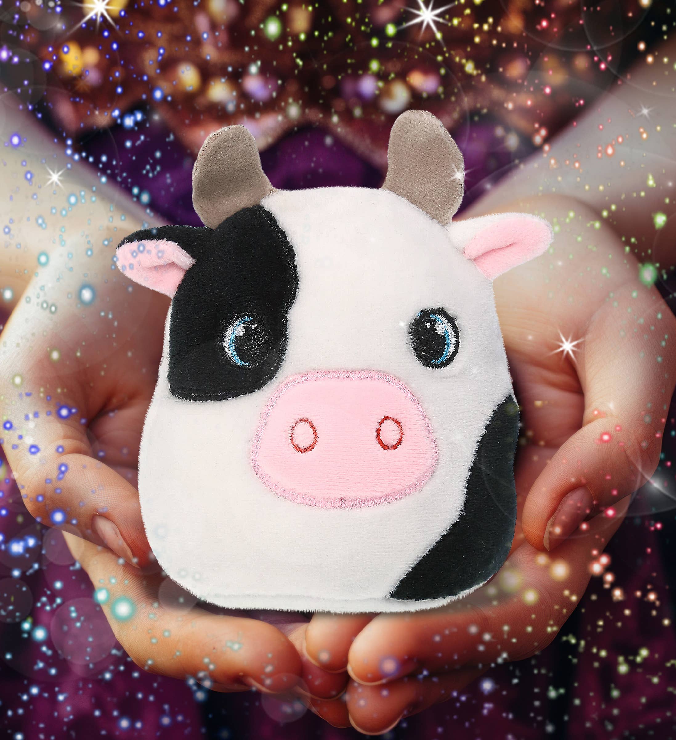 Cota Global - Vente Peluche – enfant et bébé - Snug-Mooshies Peluche - Vache 4"1