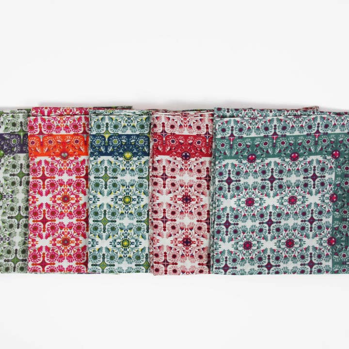 Les Belles Vagabondes - Wholesale Head Scarf - Women's - Tanger Fuchsia Cotton Square