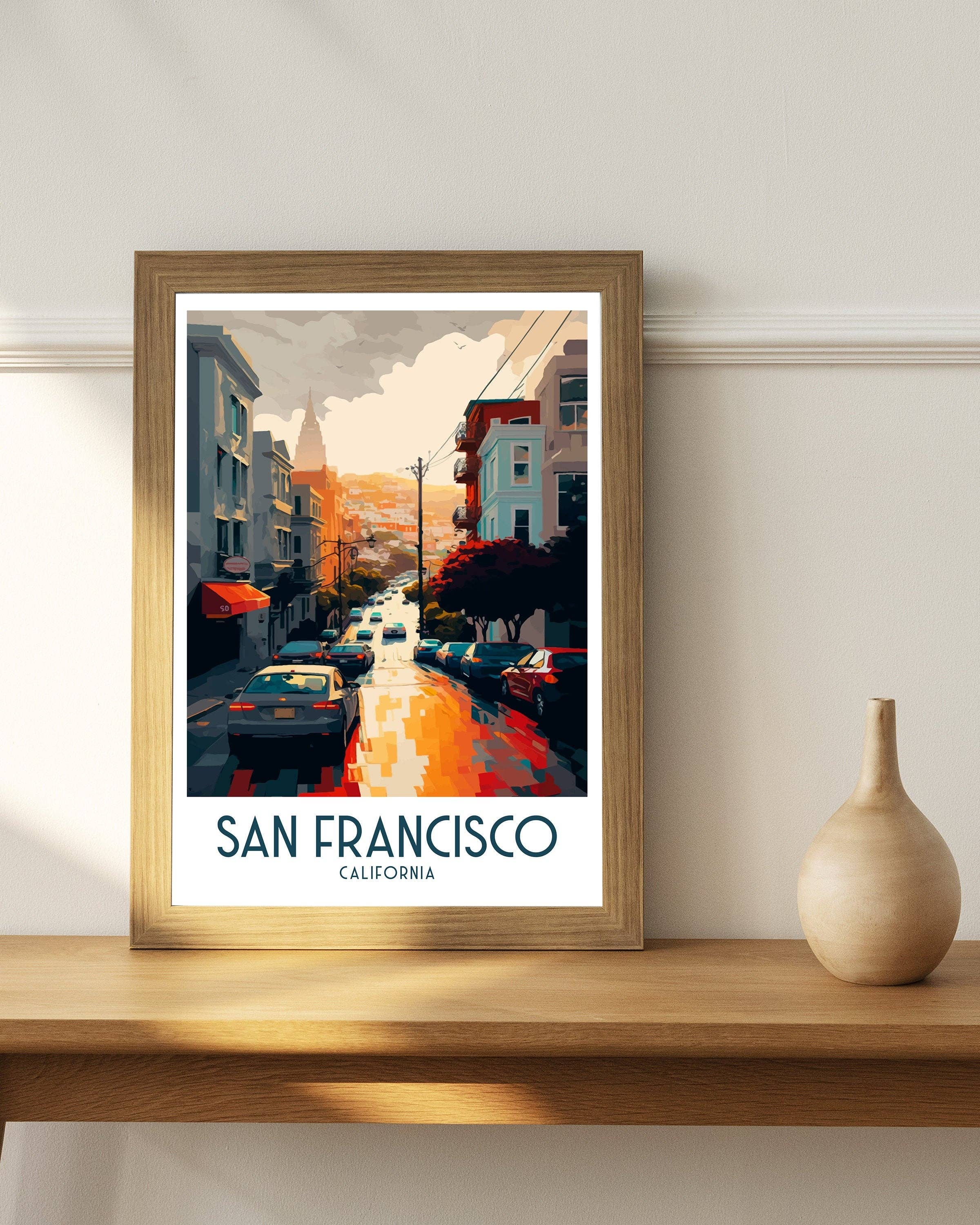 InkNPrintz – wholesale Art print – San Francisco Travel Poster2