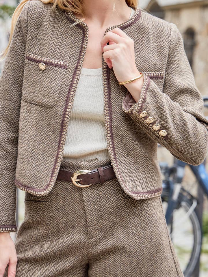 LULUMARY - Wholesale Shorts - Women's - Short in tweed PC12212