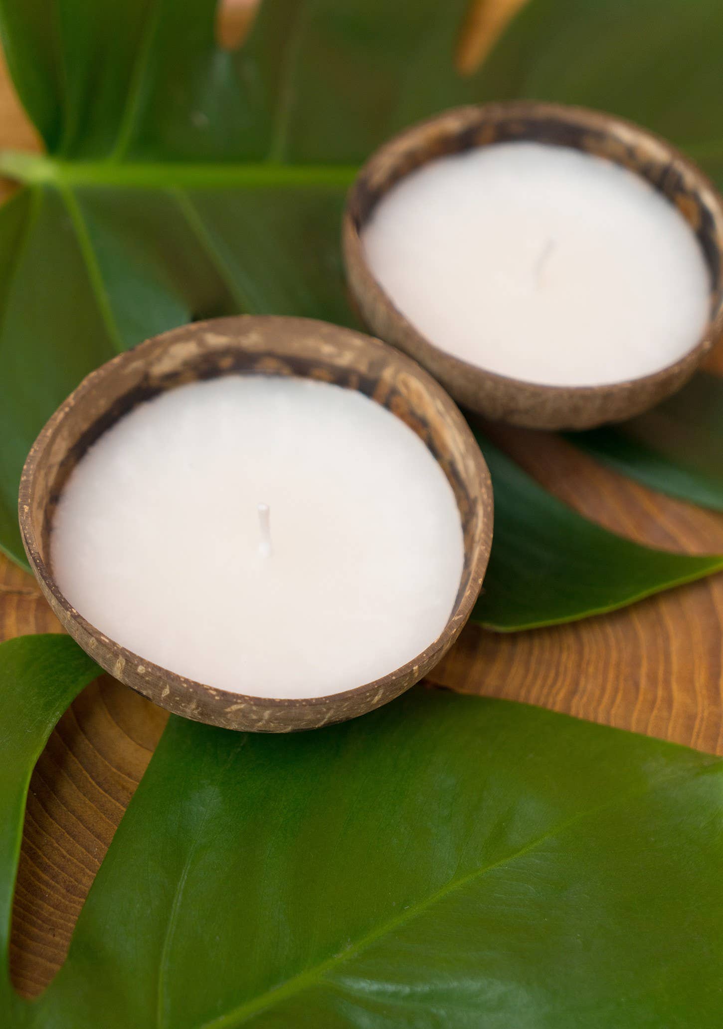 Namaste - Wholesale Jar/Filled Candle - Candle In Coconut Shell1