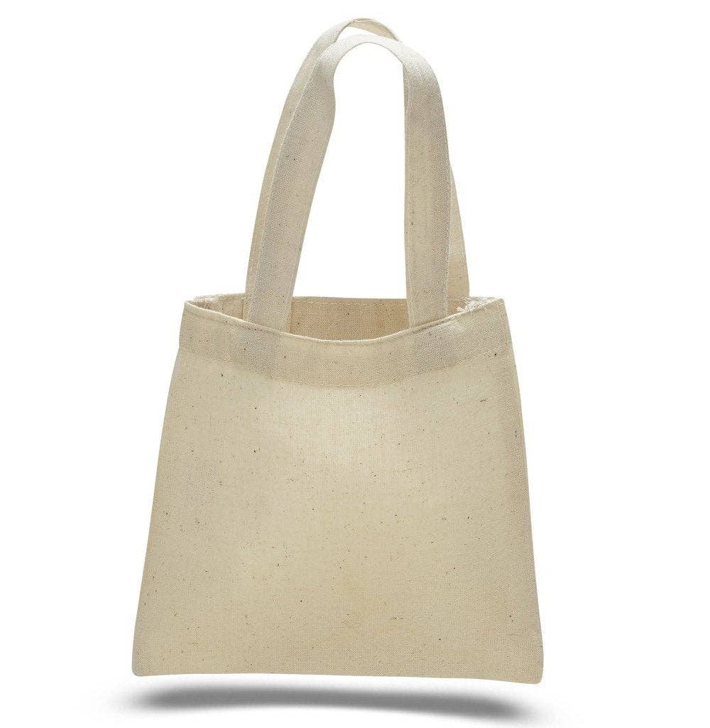 TBF - Vente Tote bag – femme - TBF - Mini sac fourre-tout en coton 15 cm avec anses en tissu - TB1060