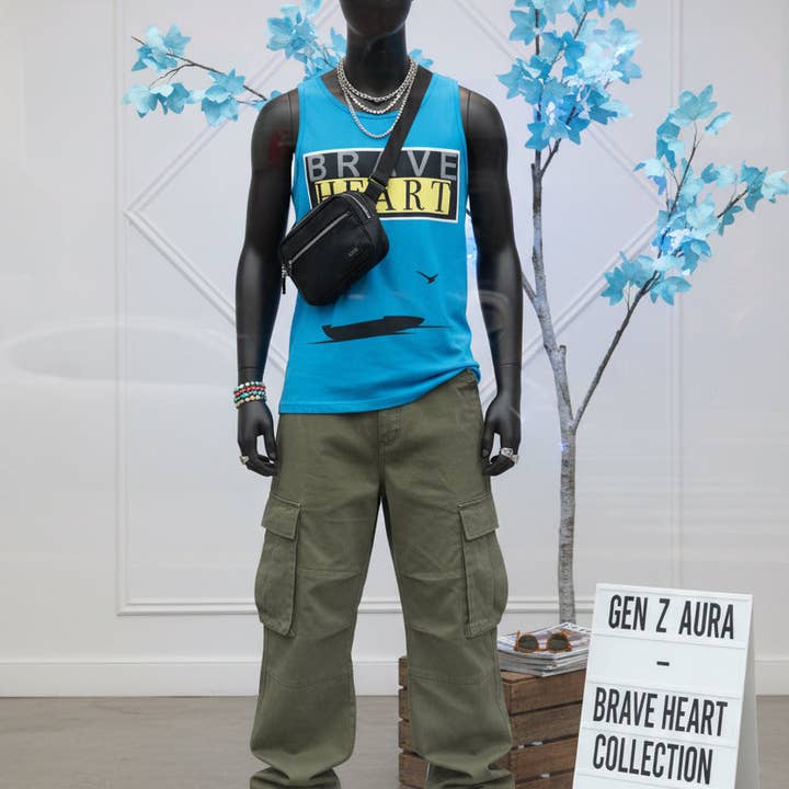 Camiseta sin mangas Brave Heart | Camiseta teñida en prenda unisex para venta al por mayor de RC'nSONS