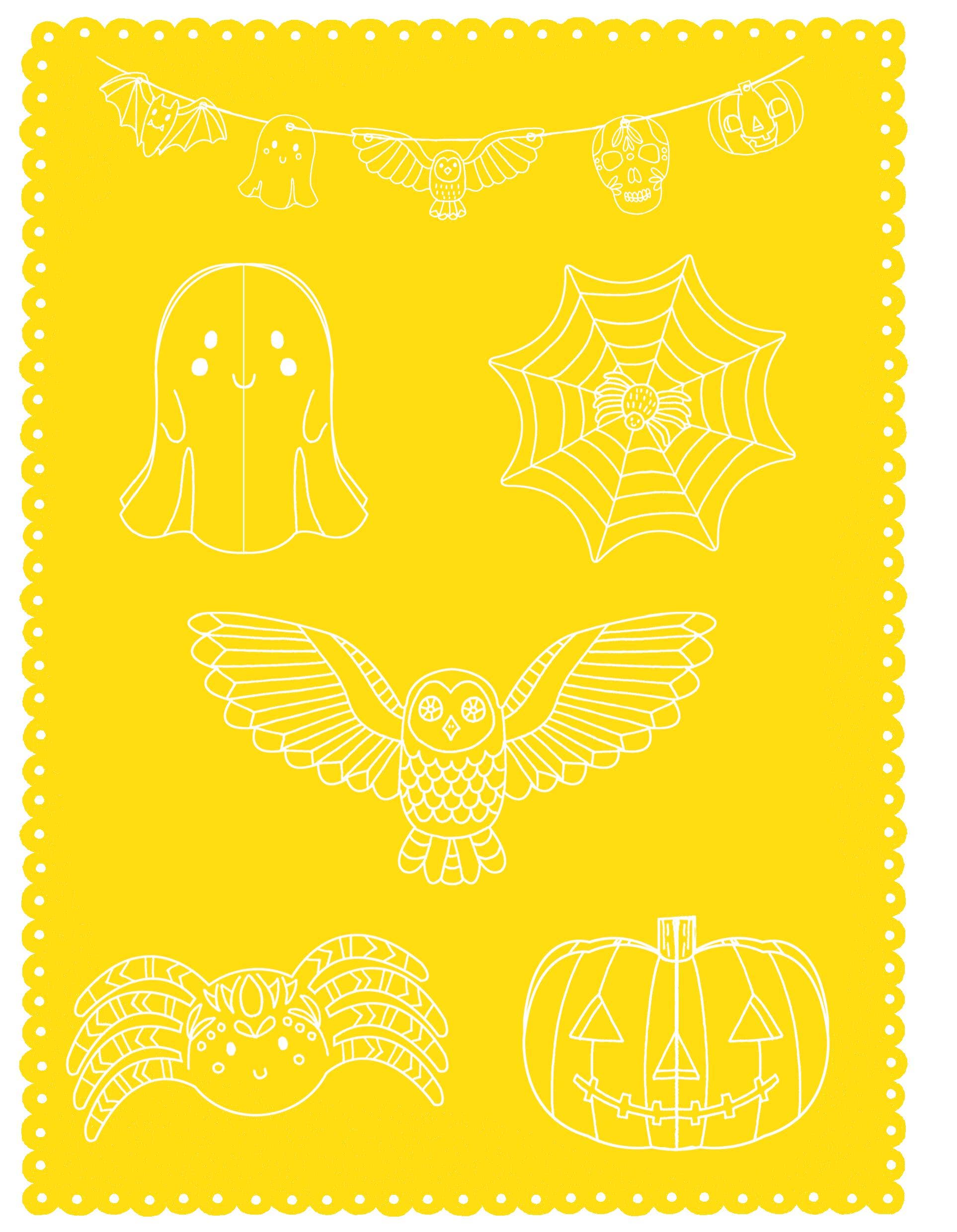 Hachette Book Group - Wholesale Crafts, Hobbies & DIY Book - Press Out and Decorate: Halloween1