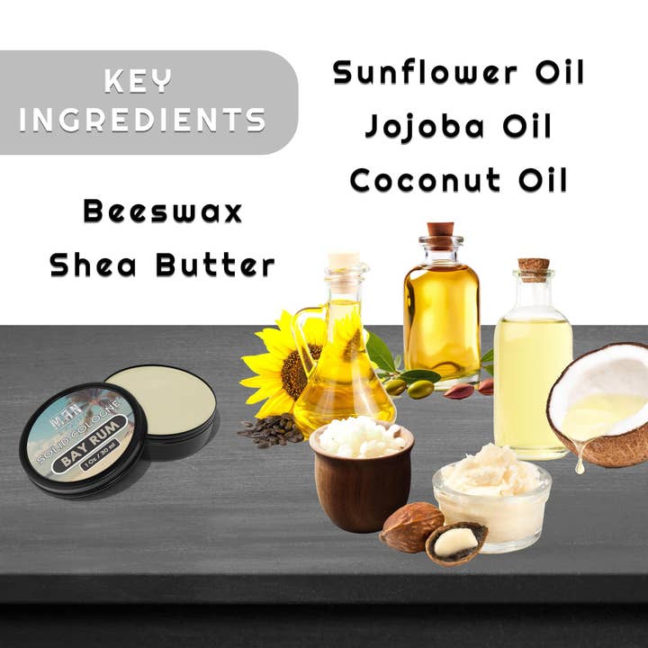 The Man Brand - Wholesale Solid Cologne - Bay Rum Solid Cologne - 1 Ounce2