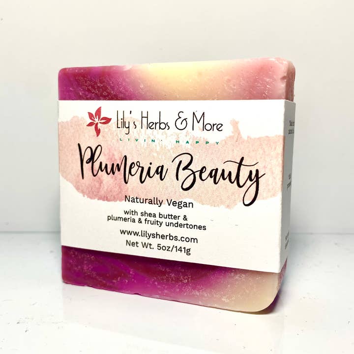 Plumeria Beauty Vegan Soap for wholesale by Lily’s