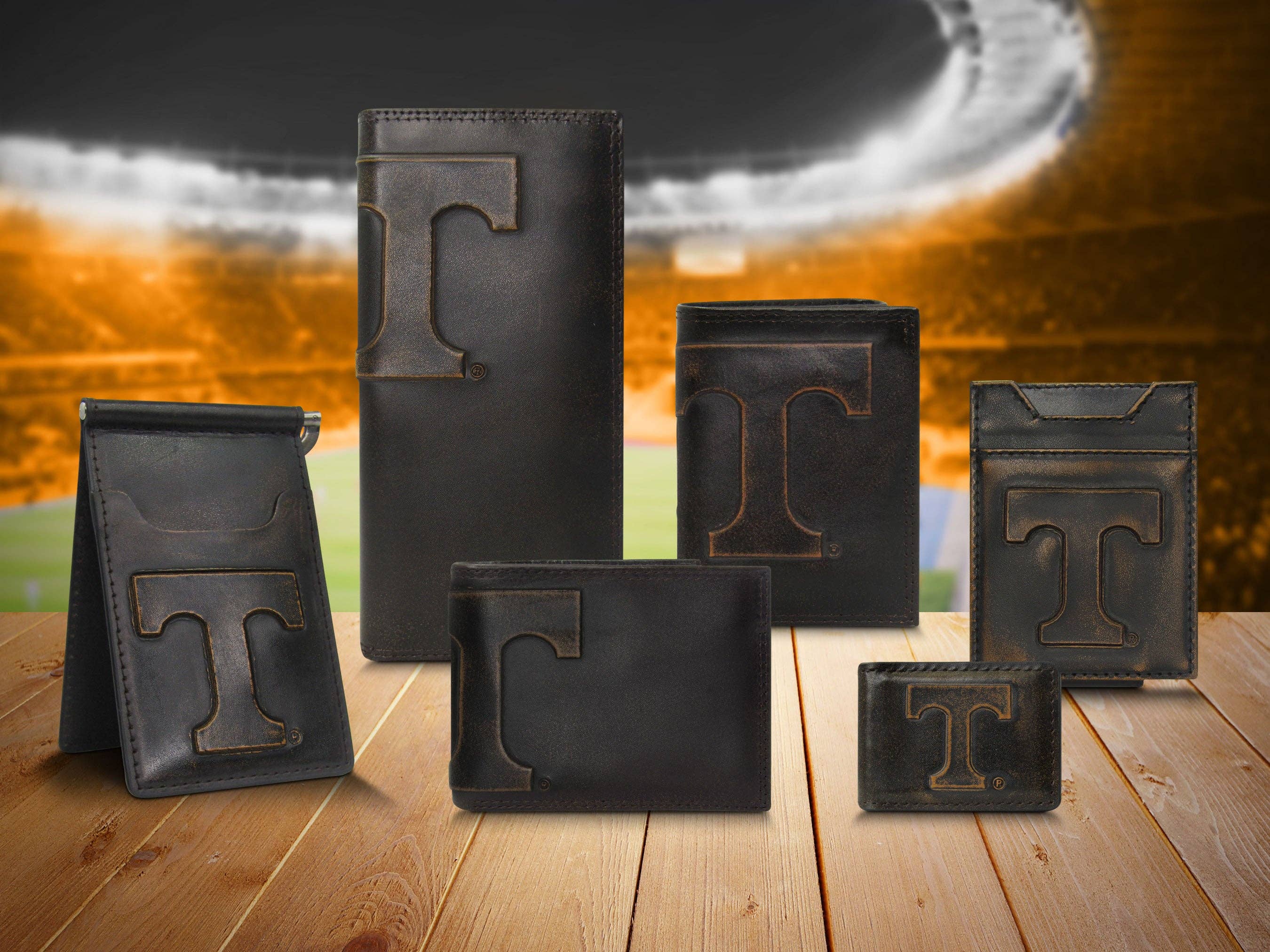 Zep-Pro - Wholesale Money Clip - Unisex - Tennessee Vols Burnished Leather Money Clip5