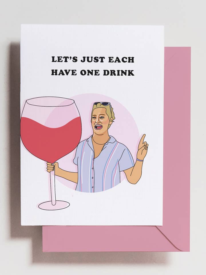 Dorinda One Drink Kort för wholesale av Haven Print Co.