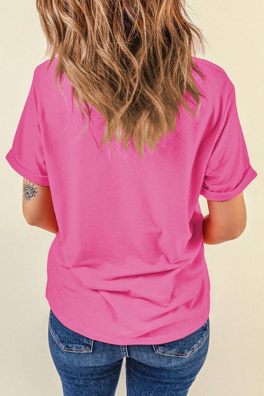 PRETTY BASH - Wholesale T-Shirt - Women's - Solid Short Sleeve Crew Neck Tee81