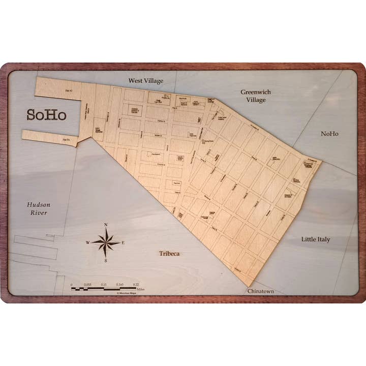 SoHo NYC för wholesale av Meridian Maps
