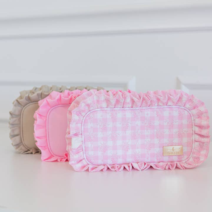 Hollis - Wholesale Pouch - Women's - Ruffled Nylon Medium Pouch