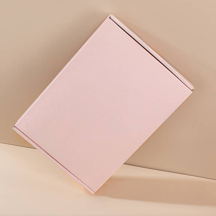 ByHome - Wholesale Gift Box - 50pc, 3 size Pink corrugated cardboard mailing shipping box
